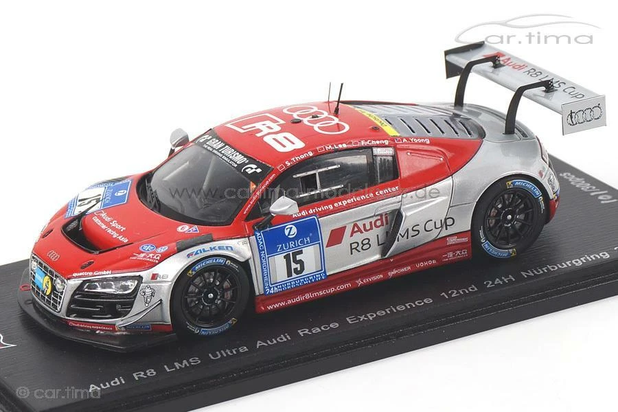 Audi R8 LMS Ultra 24H Nürburgring 2015 Yoong / Cheng / Lee / Thong 1:43 Spark SG - Immagine 2 di 4