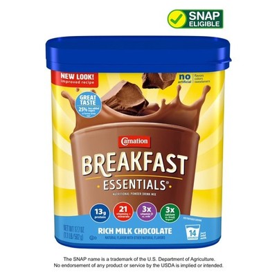 Protein Shake Powder Nutritional Drink Mix Rich Milk Chocolate Flavor Breakfast