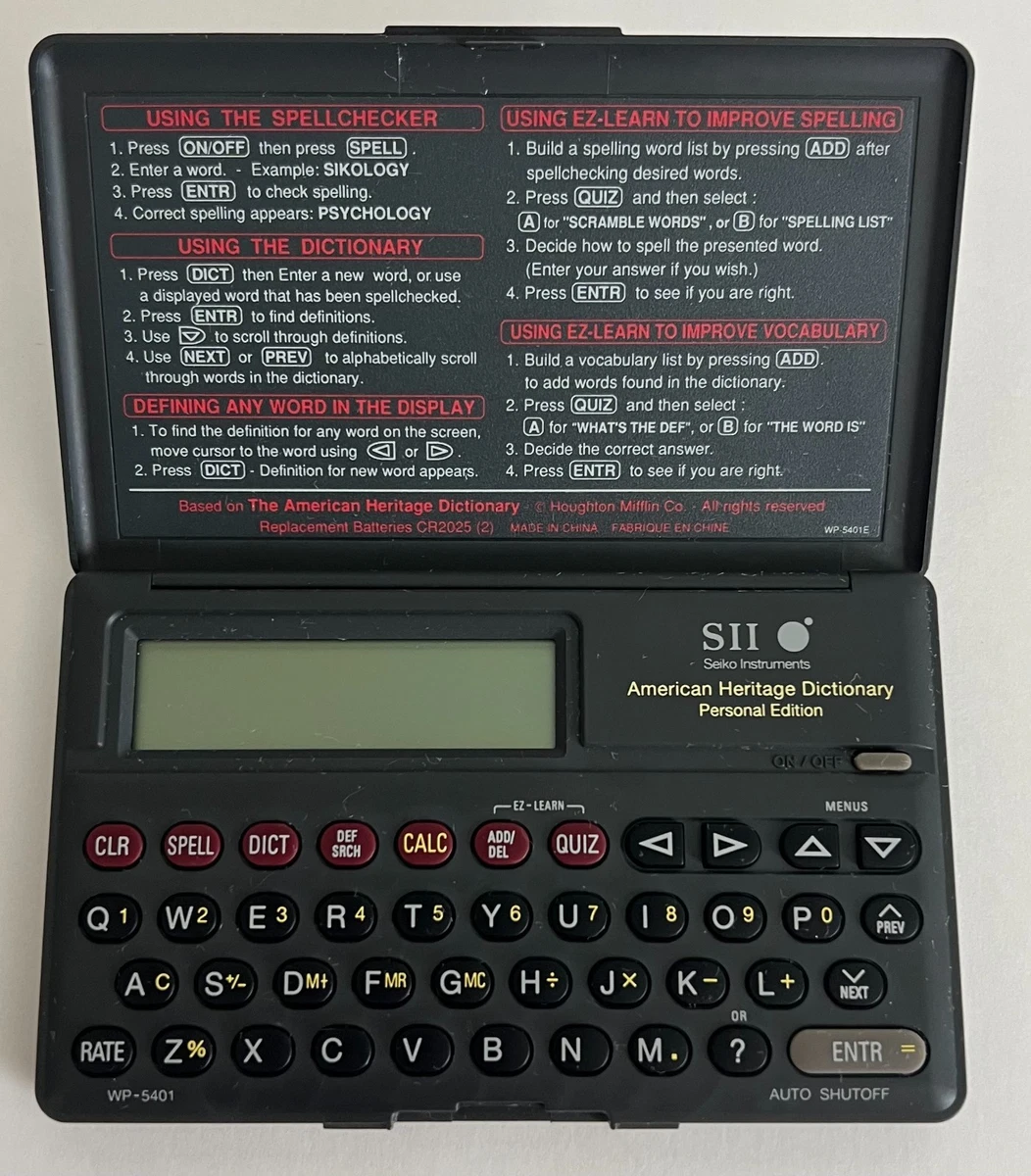 Seiko Electronic Dictionaries for sale | eBay