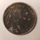 1925-D Dark High Grade Buffalo Nickel Coin / Full Horn