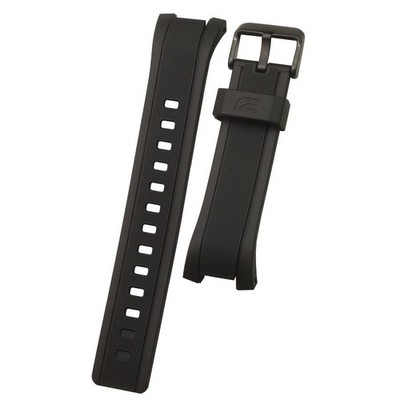 Genuine New Casio EDIFICE ECB-2000 Series Urethane Watch Band Black Gunmetal