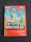 Super Mario Bros. Wii Nintendo Wii 2009 Complete with Manual