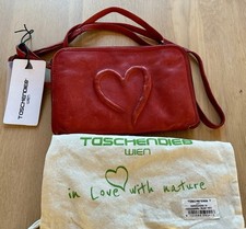 Knallrote Schultertasche Handtasche Taschendieb Wien Neu Leder