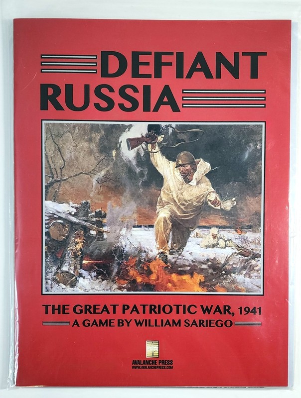 Defiant Russia The Great Patriotic War 1941 Board Game NEW Avalanche Press