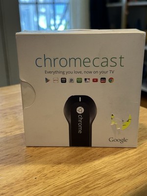Google Chromecast (1st Generation) Media Streamer - Black