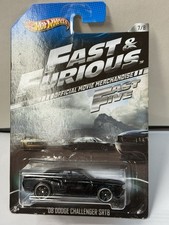 Hot Wheels Fast Furious Dodge Challenger Srt8 Diecast Car 164 Black 2008