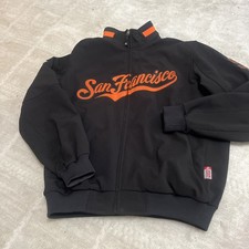 VTG MLB Majestic Authentic San Francisco SF Giants Therma Base Jacket szL Y2K