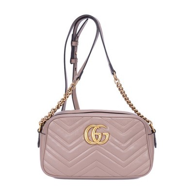 Gucci Small GG Marmont Chain Crossbody   Schultertasche