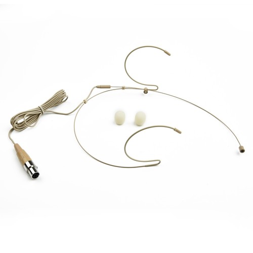 Mini XLR 4Pin TA4F Head Worn Dual Earhook Headset Microphone For SHURE Accessory - Picture 11 of 12