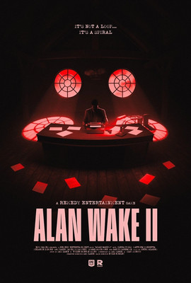 Alan Wake 2 Horror Game Remedy Entertainment  Dark Art Poster