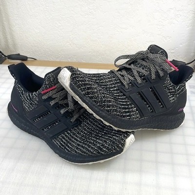 Adidas Ultraboost 4.0 Breast Cancer Awareness Mens Sneakers 7 Black Pink Ribbon