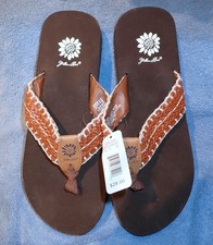 Women s Yellow Box "PROSE" Flip Flops Sandals Shoes Size 8.5 NEW