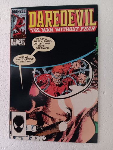 DAREDEVIL Vol. 1 No. 219 (Marvel June 1985) High-Grade NM 9.4! We Combine S&H!!