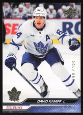 2023-24 Upper Deck Exclusives #630 David Kampf /100 Toronto Maple Leafs