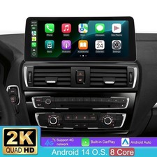 12.3''''4+64G 2K Android 14 Autoradio Carplay GPS Navi SWC F�r F�r BMW 1er F20 F21