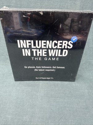 Influencers in the Wild Game The Game Brand New Sealed Board Game Social Media