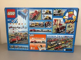RETIRED LEGO City Red Cargo Train 3677 - NIB SEALED!