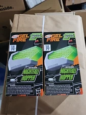 Nerf Pro Gel Fire Nightfall Hopper w/ 5000 Glow in the Dark Rounds- 2 Pack.