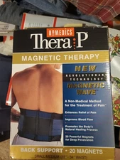 Homedics Thera P Magnetic Therapy BACK SUPPORT Small 22-34" NEW VNTG