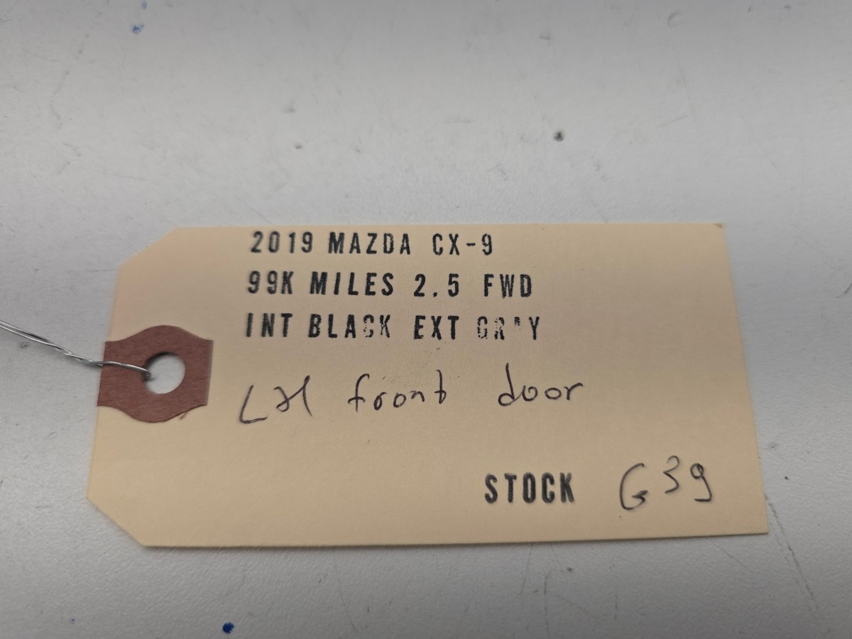 2016-2019 MAZDA CX-9 FRONT LEFT LH SIDE INTERIOR DOOR PANEL CAP