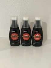3 Pack Kiwi Leather Dye For Black Shoes 2.5oz Per Bottle Sponge Top Applicator