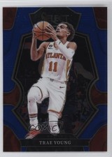 2022-23 Panini Select Premier Level Blue Trae Young #166 19fe