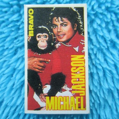 MICHAEL JACKSON STICKER Aufkleber Klebebild  BRAVO