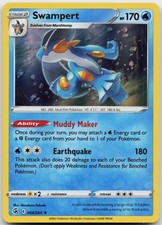 swampert pokemon card value 064/264 - Fusion Strike - Rare - Evolution 3 Lot you may attach a Water Energy card or a Fighting Energy card from your hand to 1 of your Pokmon Swampert #64 Prices | Pokemon