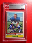 Joe DeLamielleure Beckett Slabbed Signed Topps Rookie Card Authentic