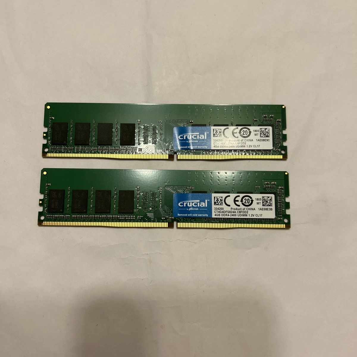 Crucial Computer PC4-19200 (DDR4-2400) Bus Speed RAM 2 Modules for