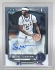 Sebastian Wilkins 2025 Bowman Chrome #CPA-SI Auto 1st Prospect