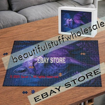 1000 piece jigsaw puzzle Wolf Mystic Twilight Forest twilight