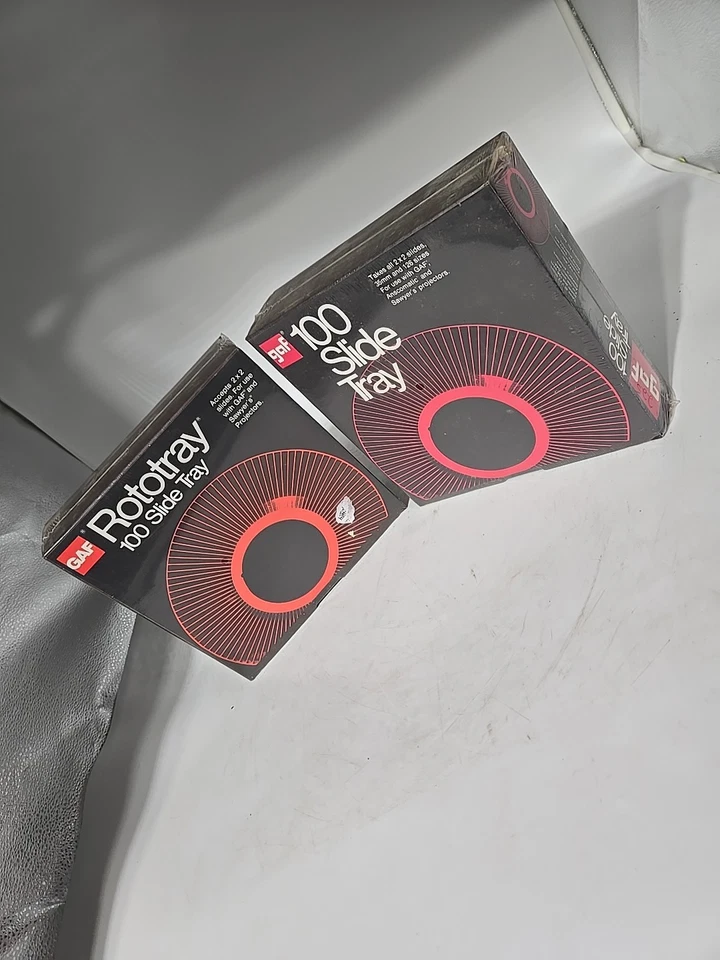 GAF Sawyers Rototray 100 Slide Tray 2x2 35mm Sawyer's Projectors Sealed NEW 2ct - Image 4 of 4