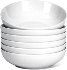 35Oz Pasta Bowls Set of 6, 8.5" Large Salad Bowls Soup Bowl for Kitchen, Microwa