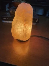 Himalayan Pink Salt Lamp with Dimmer Switch, 7 - 9 " Height - Night Lamp - Works