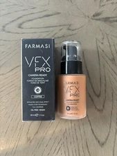 NEW Farmasi Vfx Pro Camera Ready Foundation 1 oz- 30 ml / Shade 12 Coffee