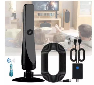 TV-Antenne ,4K Rewave Antena, Saugnapf TV-Antenne Plug Play 3.5m Kabel