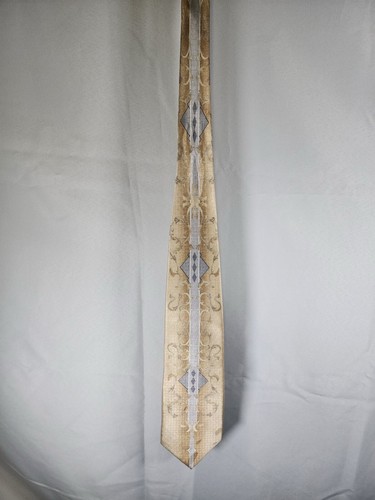 Giorgio Bissoni Gold 100% Silk Tie RN94964