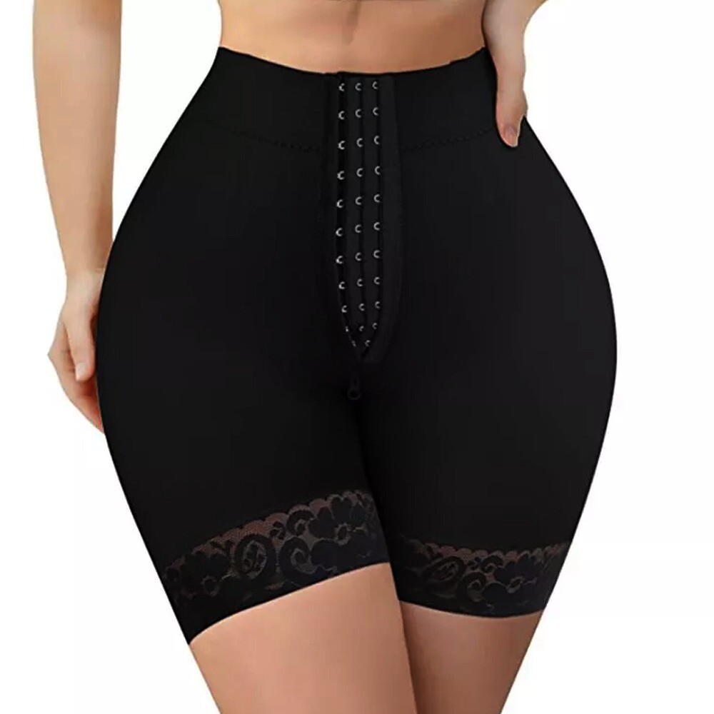 FAJA SHORT LEVANTA COLA CON HILERAS DE GANCHOS BRAGA FAJA REALCE GLUTEOS PUSH UP