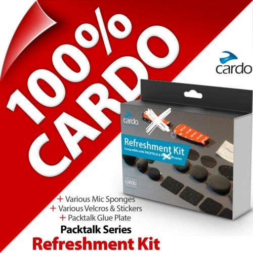 Cardo Refreshment Kit Pads Glue Plates Stickers Mic Sponges for PACKTALK Series