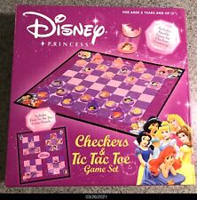 7in1 Disney Princess Solid Wooden Drawer Game House Tic Tac Toe