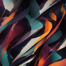 Abstract Digital Art poster (PNG)- Download
