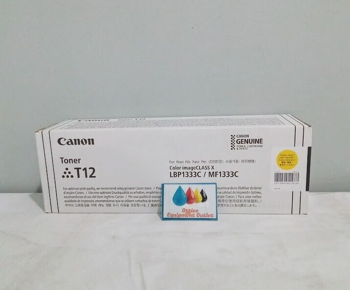Canon cartridge527 中古 Canon 5095C005 T12 LBP1333/ MF1333/ C1330 Series Original Yellow
