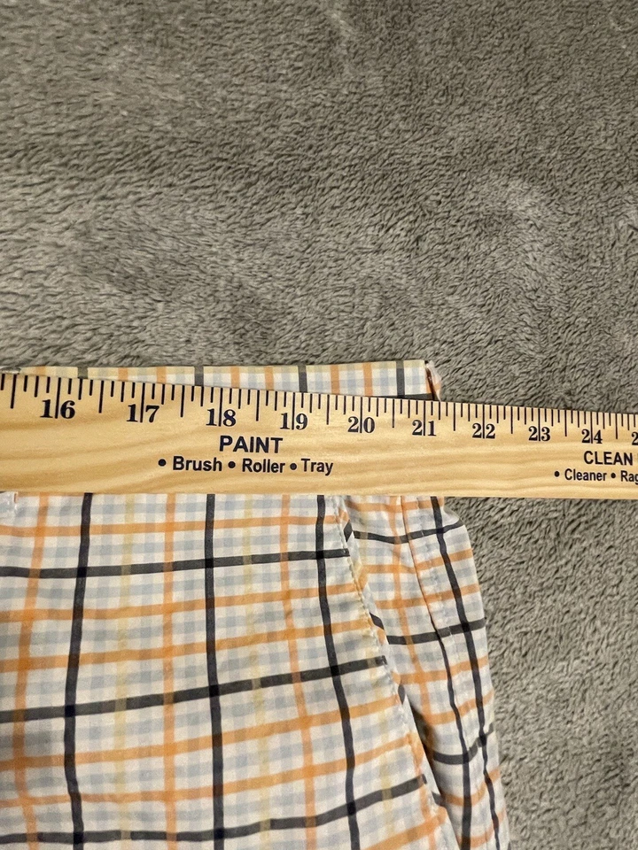 Shorts stretch Oxford golfe multicolorido xadrez tamanho 42 - Imagem 3 de 4