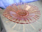 Hocking Pink Depression Glass Old Cafe Low Candy Dish