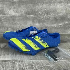 ADIDAS ADIZERO FINESSE TRACK SPIKES SIZE 10.5 BLUE/SOLAR YELLOW H68746
