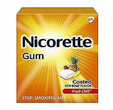 Nicorette Gum Fruit Chill - 4MG (20CT) Ex 03/2027