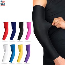 Men Women UV Protection Cooling Arm Sleeves Summer Outdoor Sunblock Arm Cover US