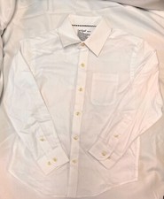 Cat  Jack - Boys' White Button-Down Long Sleeve Dress Shirt