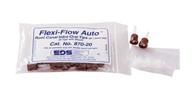 EDS Essential Dental Systems Flexi-Flow Auto Syringe Tips 20Pk W/ IO tips 870-20